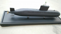 custom made model of HMCS Chicoutimi submarine